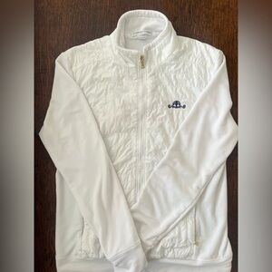 Fairway & Greene Augusta Jacket White M Golf Country Club Chic